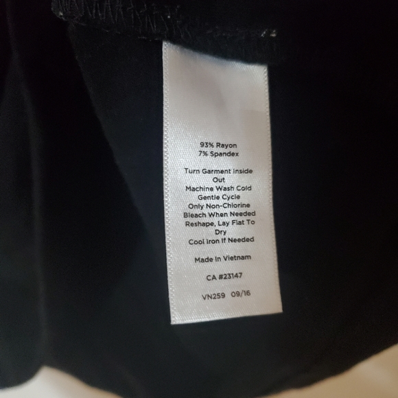 Talbots Black Tee (T-Shirt Wardrobe Staple) - Picture 5 of 5